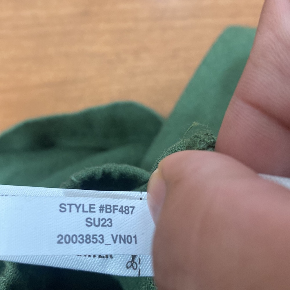 Women's Green Casual Pants - Picture 8 of 9